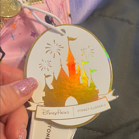 Stoney Clover Lane Pink & Lavender Disneyland 70th Classic Fanny Pack - Picture 4 of 5